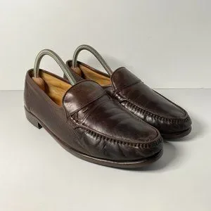 Bally | Shoes | Bally Mens 8 Eee Brown Leather Slip On Penny  display picture 3